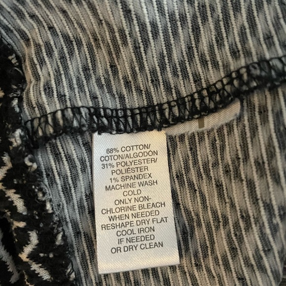 Loft Black and White Petite Dress - Picture 5 of 6